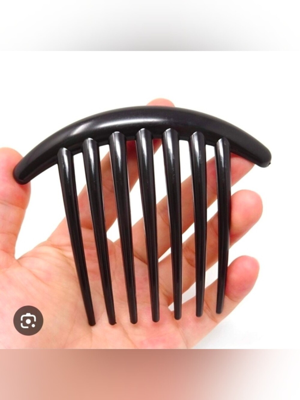 Black French Side Comb- BNIB